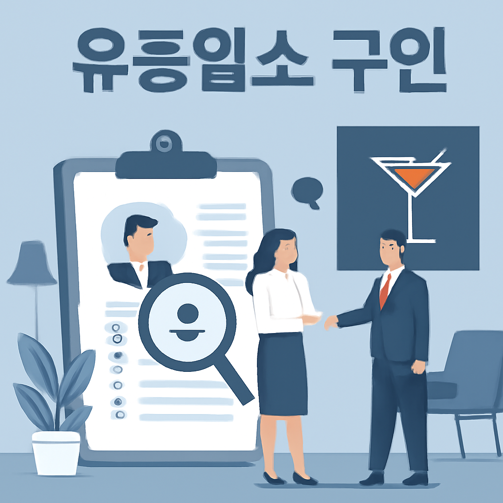 유흥업소 구인 메인 이미지